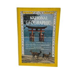 National Geographic Magazine September 1967 Tokyo Houston‎ Golden Eagles Cave